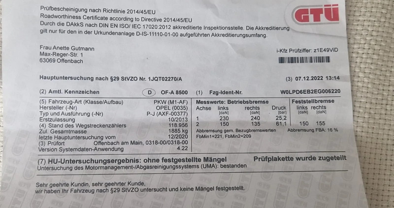 Opel Astra cena 32900 przebieg: 128444, rok produkcji 2013 z Gniezno małe 466